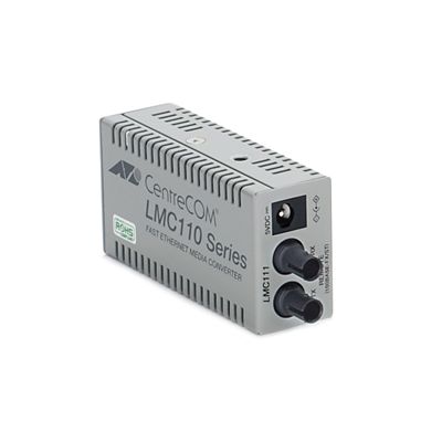 アライドテレシス　ＣｅｎｔｒｅＣＯＭ　ＬＭＣ１１１　（ＲｏＨＳ）　メディアコンバーター　１００Ｍ　ＭＭＦ２心（ＳＴ）×１　0415R　1式（直送品）