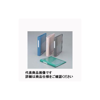 アズワン カルテブック 平テコ型・2穴 ブルー 背幅20mm NSC-420-2 1冊 0-5632-05（直送品）