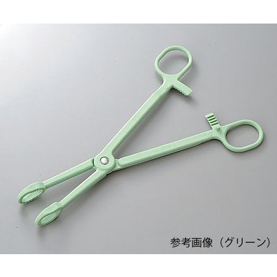 アズワン プラスチック消毒鉗子 グリーン 185mm 0-7446-01 1本（直送品）
