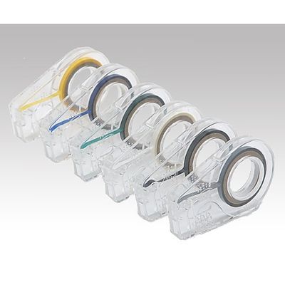 YDM カラーテープ イエロー 13662 1本 8-1737-02（直送品）