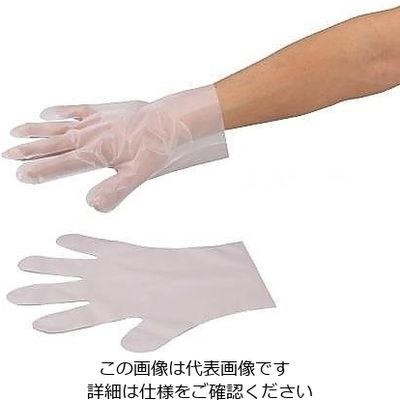 アズワン サニメント手袋(PE厚手タイプ) エンボス付 M 100枚入 6-896-02 1箱(100枚)（直送品）