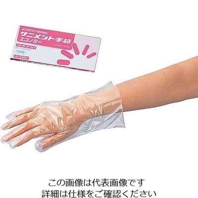 アズワン サニメント手袋 PE (エコノミー) M 1箱 スタンダード 1箱(100枚) 1-6163-02（直送品）