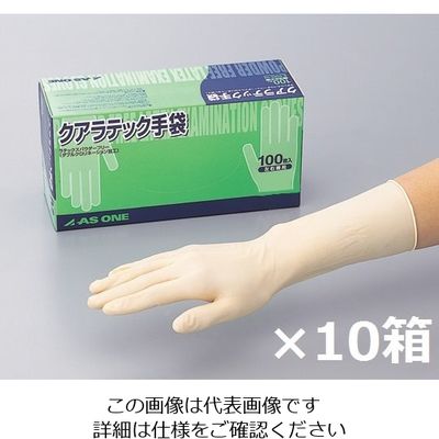 アズワン クアラテック手袋(パウダーフリー) M 10箱(1000枚入) 8-4053-12 1箱(1000枚)（直送品）