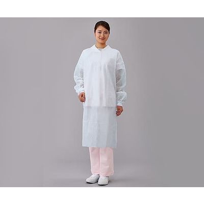 アズワン プロシェア・アイソレーションガウン(面ファスナー) ブルー 1枚/袋×50袋入 8-7837-02 1箱(50枚)（直送品）