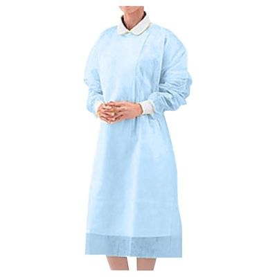 アズワン プロシェア アイソレーションガウン(袖付)スタンダード ブルー 1箱(1枚×50袋入) 0-9870-12 1箱(50枚)（直送品）