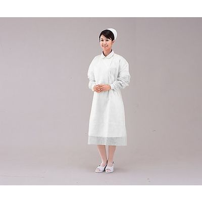 アズワン プロシェア アイソレーションガウン(袖付)スタンダード ホワイト 0-9870-14 1箱(50枚)（直送品）