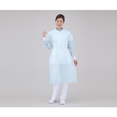 アズワン プロシェア アイソレーションガウン(PEコーティング) 8-7854-02 1箱(50枚)（直送品）