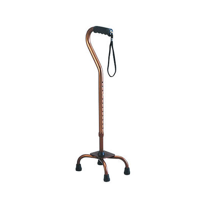 アズワン 4点杖 (軽量アルミニウム製/ブロンズ) PW-101-AL-BR 1本 8-1219-03（直送品）