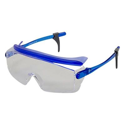 山本光学 JIS安全メガネ ブルー SN-735 1個 0-5112-11（直送品）