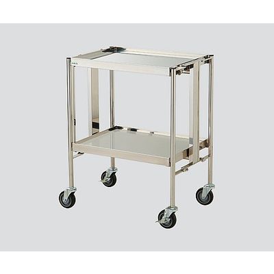 アズワン 折りたたみ回診車 2段車 660×450×850mm HF-1 1台 8-8870-01（直送品）