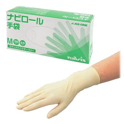 アズワン ナビロール手袋 M 100枚入り 0-3593-22 1箱(100枚)（直送品）