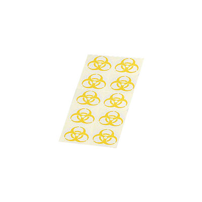 アズワン バイオハザードマークラベル 黄 6cm 0-8048-01 1袋(1000枚)（直送品）