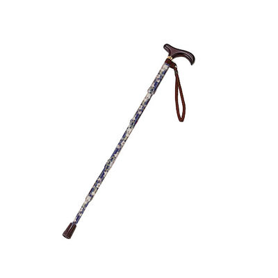 アズワン ステッキ(折りたたみ・伸縮式) ポーチ付き フラワーホワイト PW-589-194 1本 0-8063-03（直送品）