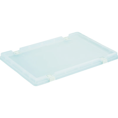 岐阜プラスチック工業 リス ボックス型コンテナ 132747 B型プラテナーBー56ロック蓋 透明 B-56RF TM 1枚(1個)（直送品）