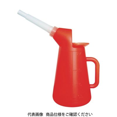 トラスコ中山 TRUSCO 【在庫限りで廃番】カラフルジョッキ 2リットル 赤 TOJ-2R 1個 400-9797（直送品）