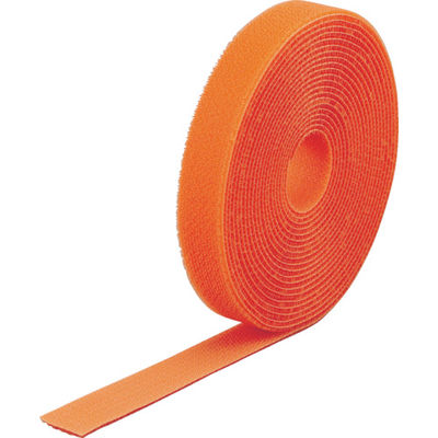 トラスコ中山 TRUSCO マジックバンド[[R下]]結束テープ両面 オレンジ40mm×25m MKT-40250-OR 1巻（直送品）