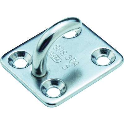 トラスコ中山 TRUSCO ステンレスオープンアイプレート 5mm (1個=1袋) TOIP-5 1個 409-9125（直送品）