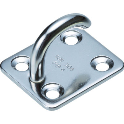 トラスコ中山 TRUSCO ステンレスオープンアイプレート 8mm (1個=1袋) TOIP-8 1個 409-9141（直送品）