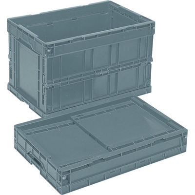 岐阜プラスチック工業 リス 折りたたみコンテナCBーS175C グレー CB-S175C GY 1個 412-9989（直送品）