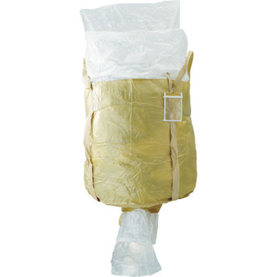 吉野 コンテナバッグ丸型 内袋付 排出口付 YS-CB-1000C-PE 1個(1枚) 412-7421（直送品）