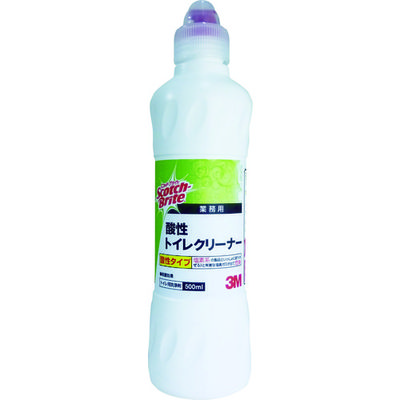 スリーエム ジャパン 3M スコッチ・ブライト 酸性トイレクリーナー 500ml SAN T 500 1本 413-3340（直送品）