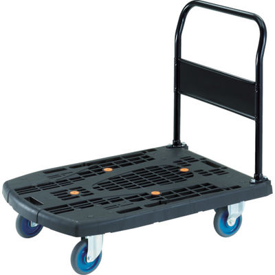 トラスコ中山 TRUSCO 樹脂台車 カルティオビッグ 固定 900X600 黒 MPK-900-BK 1台 408-6708（直送品）