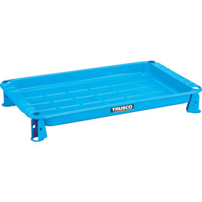トラスコ中山 TRUSCO ツールワゴンロイヤル浅型トレーTWRー2型用スカイ TWR-2A2-SB 1枚(1個) 414-6069（直送品）