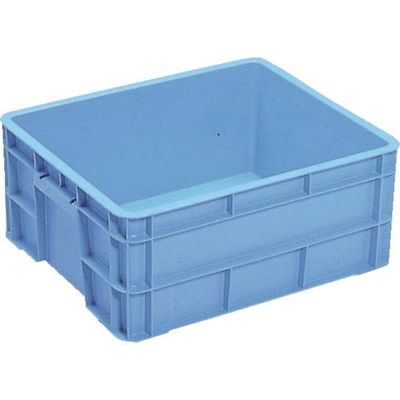 岐阜プラスチック工業 RISU ボックス型コンテナ 132433 B型プラテナーBー40 青 B-40 B 1個 411-0374（直送品）
