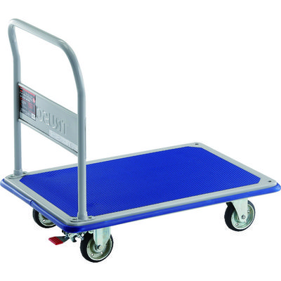 トラスコ中山 TRUSCO プレス製台車 ドンキーカート 固定式915×615 ストッパー付 302NS 1台 414-5429（直送品）