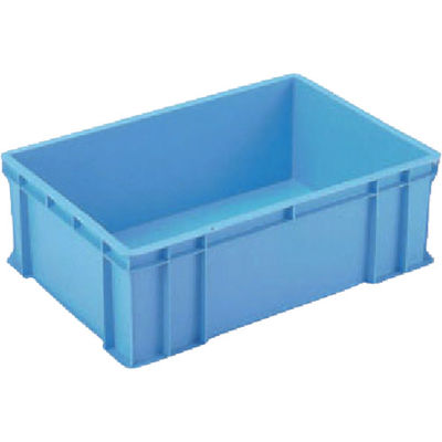岐阜プラスチック工業 RISU ボックス型コンテナ 132686 B型プラテナーBー56 青 B-56 B 1個 411-0404（直送品）