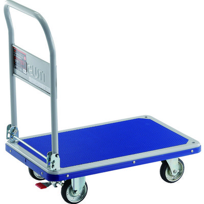 トラスコ中山 TRUSCO プレス製台車 ドンキーカート 折りたたみ式810×510 ストッパー付 201NS 1台 414-5186（直送品）