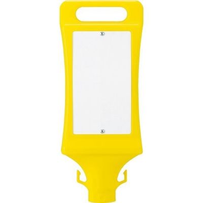 トラスコ中山 TRUSCO チェーンスタンド標識看板(無地)黄 T-CSH-Y 1個 414-6506（直送品）