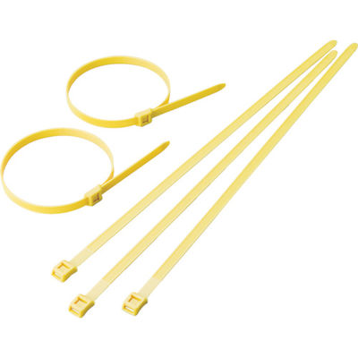 トラスコ中山 TRUSCO カラーインラインケーブルタイ黄9.0×391最大117 100本入 TFCVR-391Y 1袋(100個)（直送品）