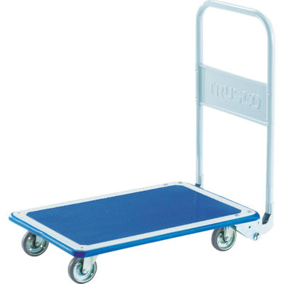 トラスコ中山 TRUSCO プレス製台車 ドンキーカート 折りたたみ式ワイドハンドル740×480 WD150N 1台 414-5691（直送品）