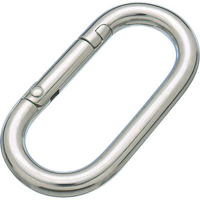 トラスコ中山 TRUSCO ステンレス カラビナジュニア(環なし) 10mm TKJR-1 1個 409-9737（直送品）