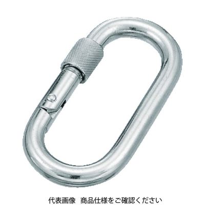 トラスコ中山 TRUSCO ステンレス カラビナジュニア(環付) 10mm TKJR-2 1個 409-9745（直送品）