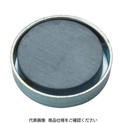 トラスコ中山 TRUSCO キャップ付フェライト磁石 丸形 外径36mmX厚み7.5mm 1個入 TFC36R-1P 1個 415-1941（直送品）
