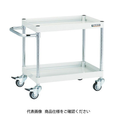 トラスコ中山 TRUSCO ツールワゴン ファルコンワゴン 750×500 ウレタン車輪 ヤンググリーン FAW-672U-YG 1台（直送品）