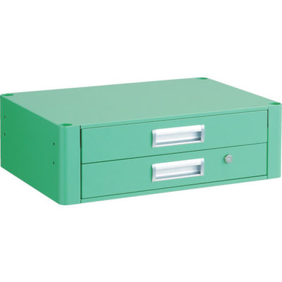 トラスコ中山 TRUSCO ツールワゴン ファルコンワゴン 2段引出 600X400 ヤンググリーン FAW-64X-YG 1台（直送品）