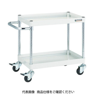 トラスコ中山 TRUSCO ツールワゴン ファルコンワゴン600X400 ゴム車輪 ヤンググリーン FAW-662-YG 1台（直送品）