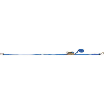 テザック TESAC ラッシングベルト ベルト荷締機ラチェットバックル式両端ナローフック付 R10KAB010-AB030A 1台(1個)（直送品）