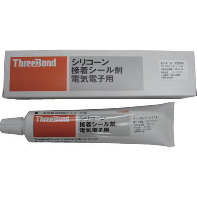 THREEBOND 接着・シール・ポッティング剤 TB1225B 放熱シリコーン接着工業用シール剤 白色 250g 電気接点障害対策品(12（直送品）