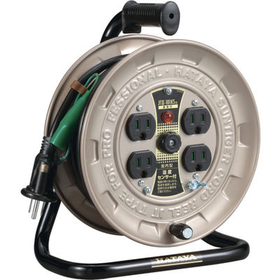 畑屋製作所 ハタヤ 温度センサー付コードリール単相100V10M アース付 JT3-101KS 1台 418-9710（直送品）