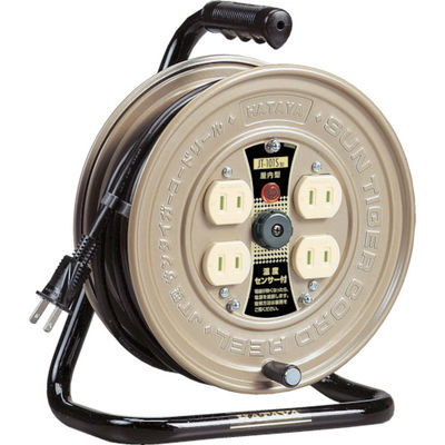 畑屋製作所 ハタヤ 温度センサー付コードリール単相100V10M JT-101S 1台(1個) 418-9701（直送品）