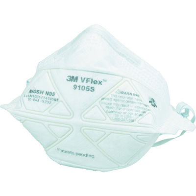 スリーエム ジャパン 3M Vフレックス[[TM上]] 折りたたみ式防護マスク 9105S N95 スモール 50枚/1箱 1箱(50枚)（直送品）