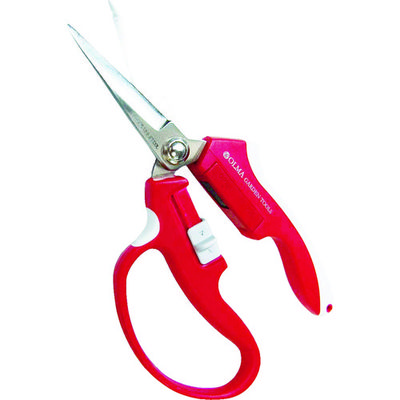 外山刃物 ムサシ 剪定(せんてい)ハサミ オルマ マグネット鋏 芽切型(赤) MG-2R 1丁 412-6181（直送品）