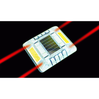 キャットアイ CATEYE ルミナスアイ・マイティ ソーラー式点滅 両面 赤 LE-260R 1個 417-4887（直送品）