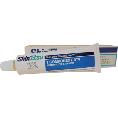 信越化学工業 信越 一般電気用RTVゴム 100g レッド KE45R-100 1本 423-0281（直送品）