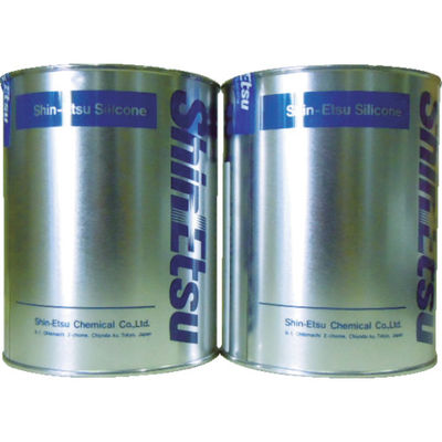 信越化学工業 信越 速硬化型シリコーンパテ RTVパテ AB2kg KE1222AB 1セット 423-0043（直送品）