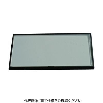 坂詰製作所 サカズメ 強力接着カードホルダー(ビス取付可) 56X20 黒色枠 50枚入 CH-EBW 1パック(50枚) 421-1499（直送品）